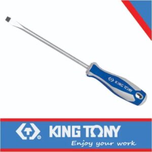 King Tony Screwdriver Flat Blue 3 - 8mm