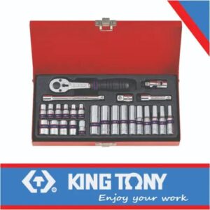 King Tony Socket Set 1/4" Dr S&D 4-13mm 26Pc
