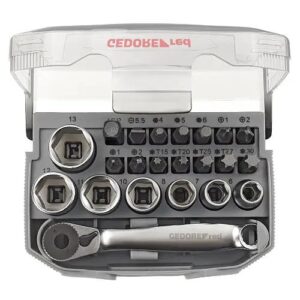Gedore Red Socket Set 1/4" 6-13mm 22Pc