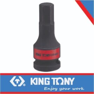 King Tony Impact Allen Key Socket 1/2" Dr x 3/8" Hex