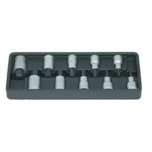 Gedore Blue Socket Set Allen Key 1/2" Dr IN19 PM-10 11PC