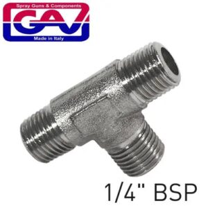 GAV Air Fittings T Connector 1/4"