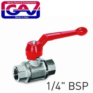 GAV Air Fittings Quick Ball Tap 1/4" x 1/4" F-F