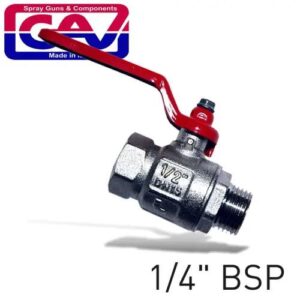 GAV Air Fittings Quick Ball Tap 1/4" x 1/4" F-M