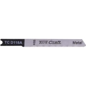 Tork Craft Jigsaw Blade U Shank 21TPI For Metal 25 Piece
